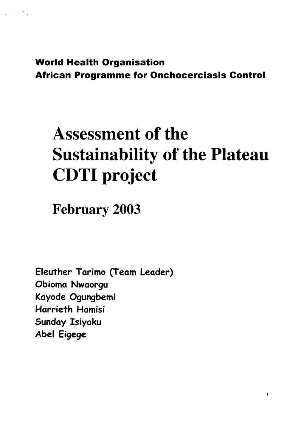 CDTI Project