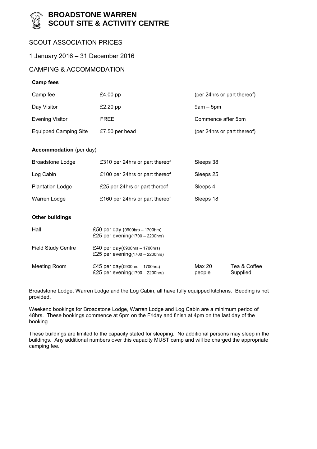 East Sussex County Scout Prices s1