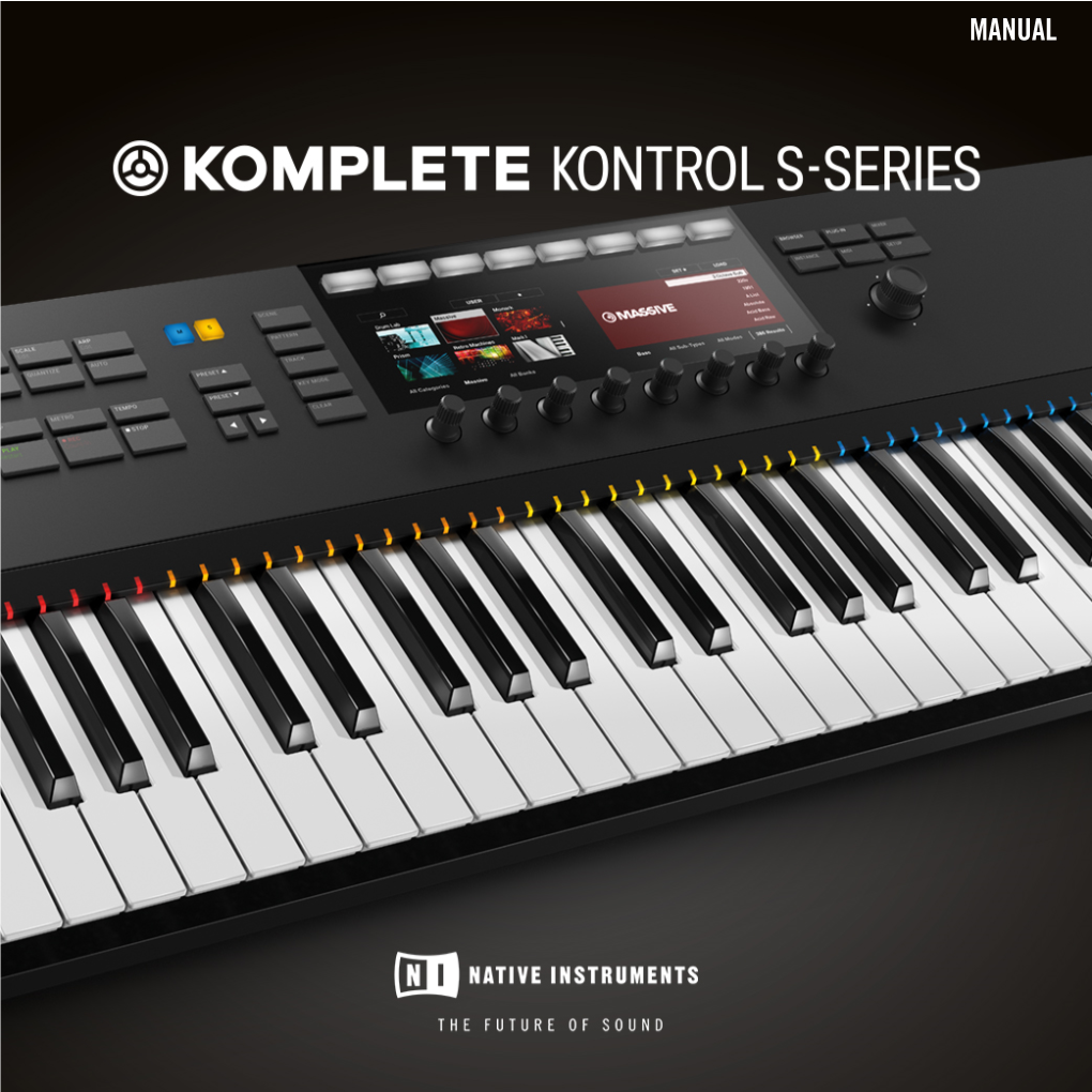 KOMPLETE KONTROL S-Series MK2 Manual English