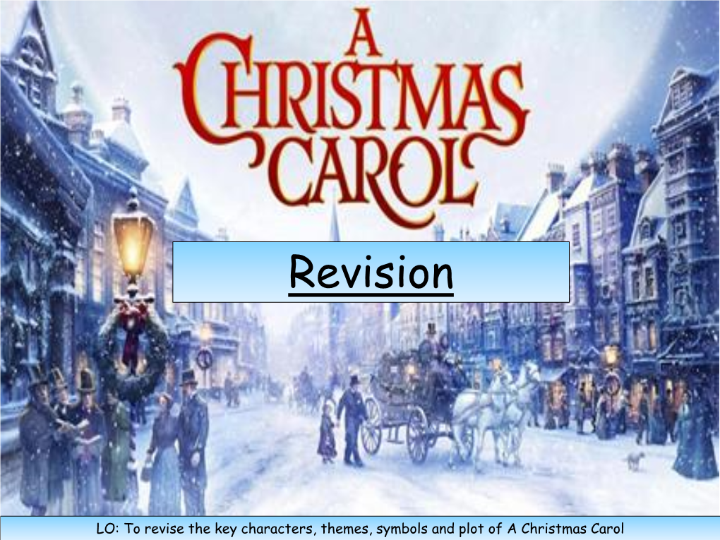 A Christmas Carol Revision
