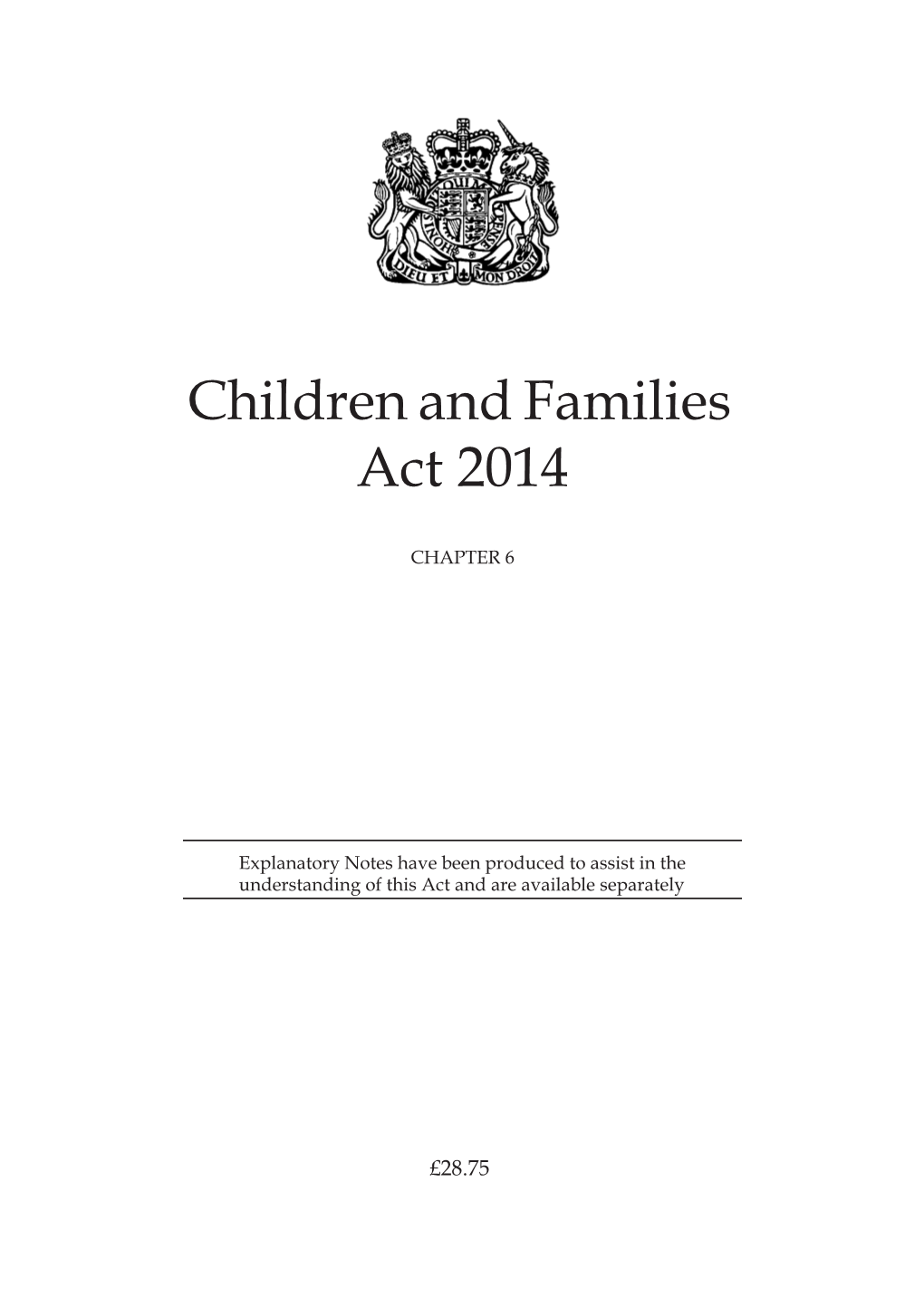 Children and Families Act 2014