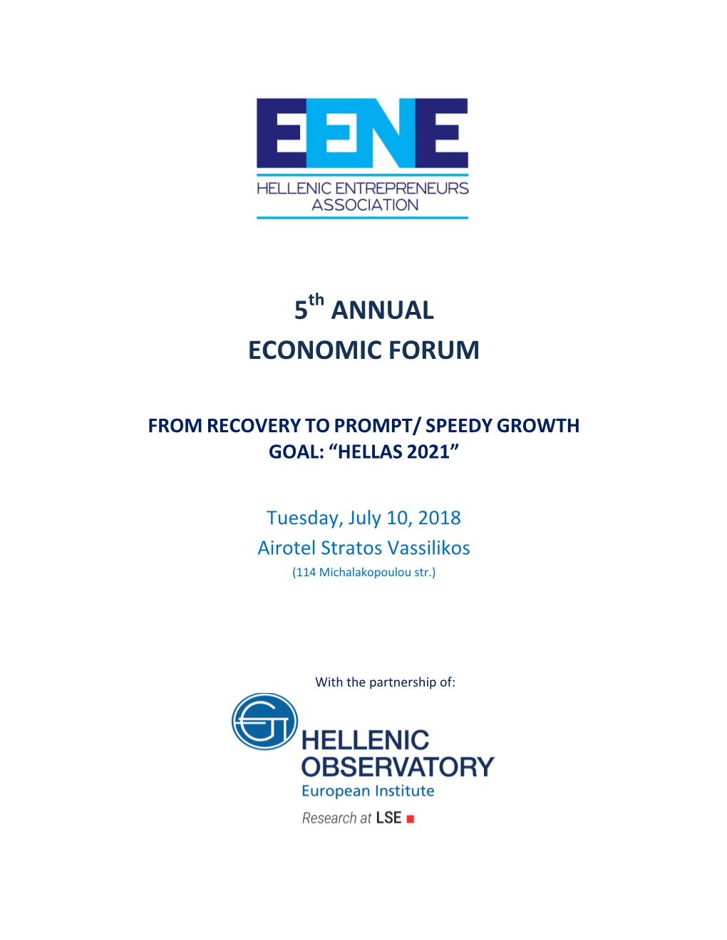 5 Annual Economic Forum