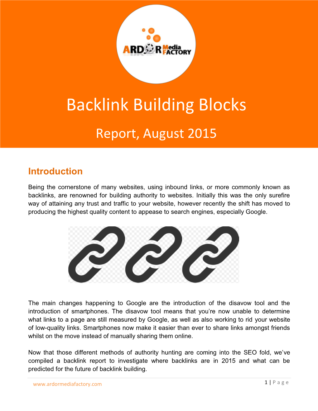 Backlink Building Blocks