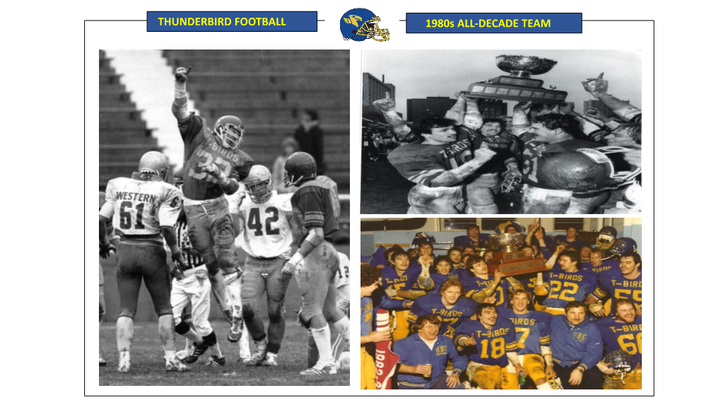 1980S ALL-DECADE TEAM THUNDERBIRD FOOTBALL