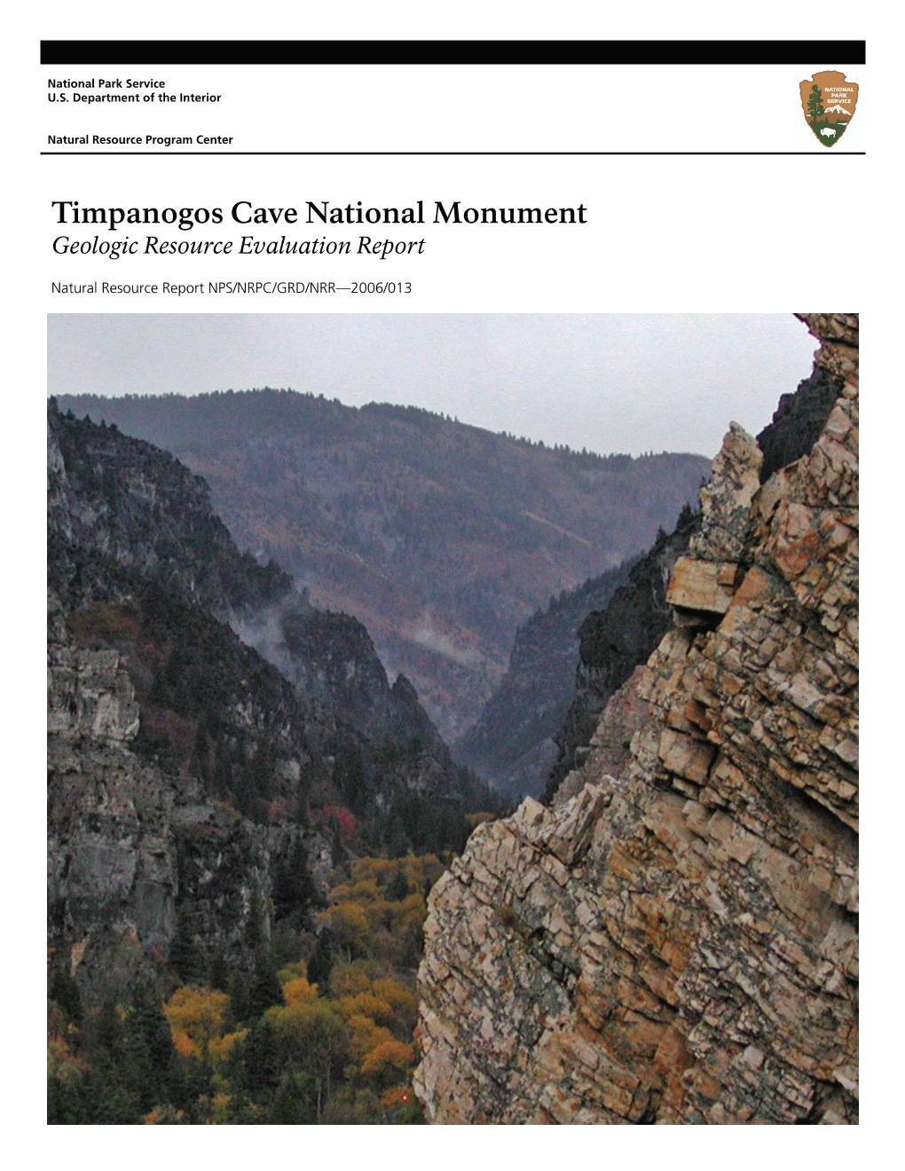 Timpanogos Cave National Monument Geologic Resources