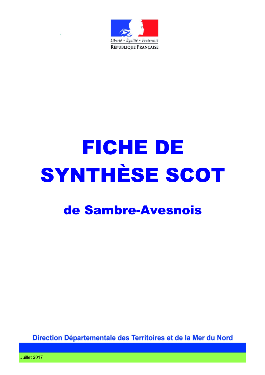 Fiche De Synthèse Scot