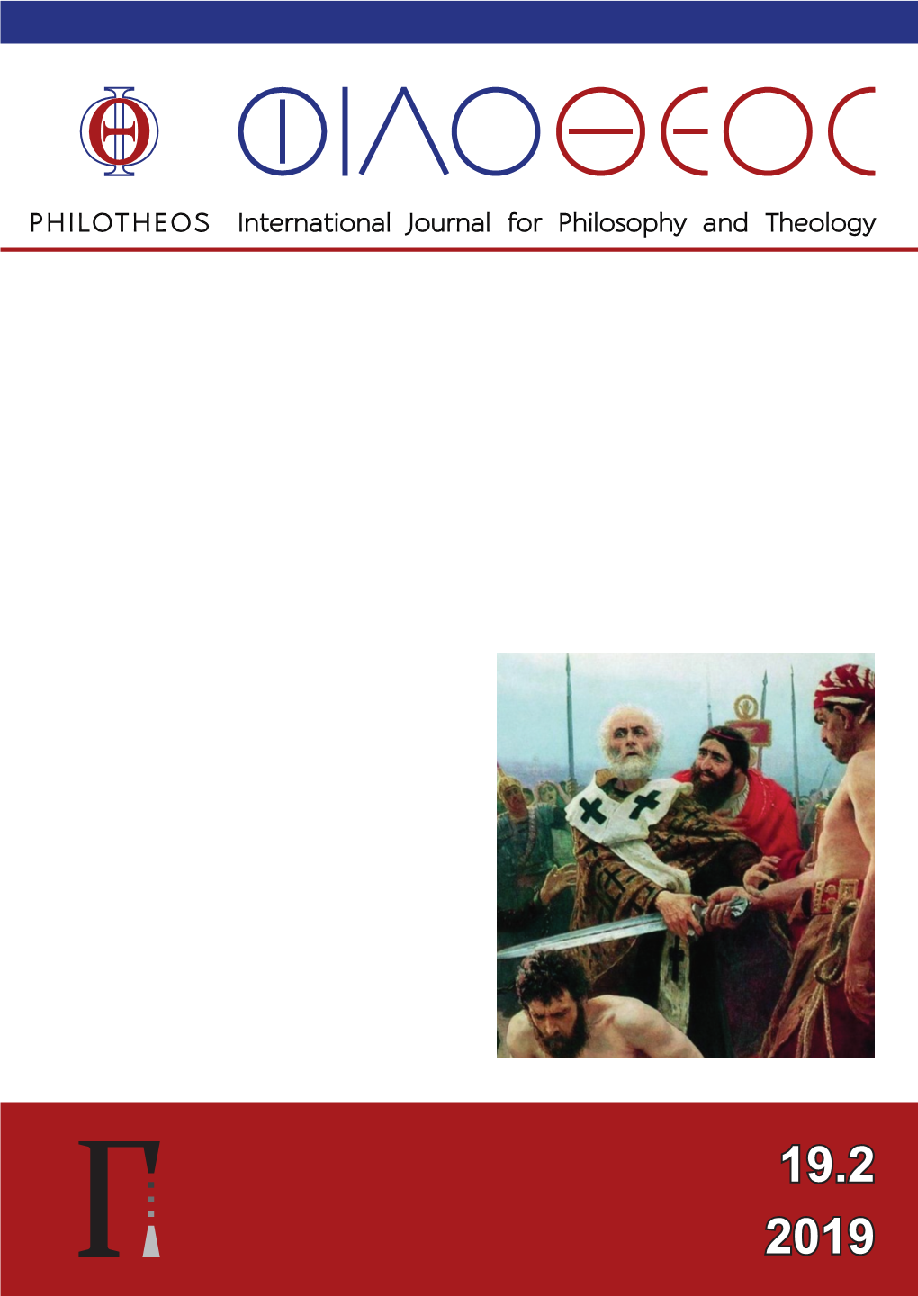 International Journal for Philosophy and Theology PHILOTHEOS PHIL