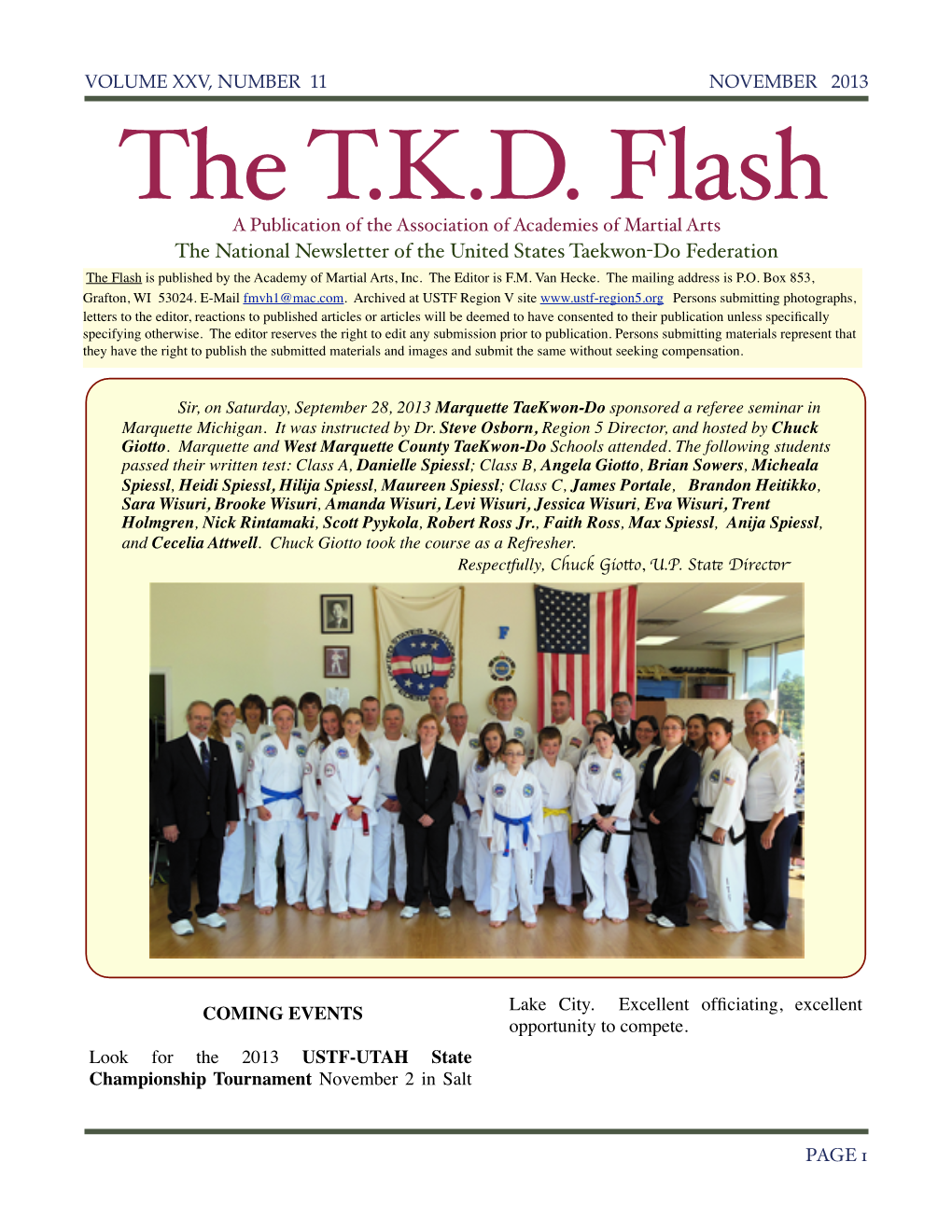 The T.K.D. Flash