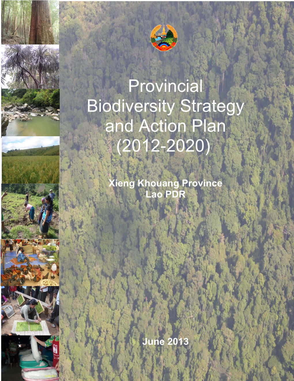 Provincial Biodiversity Strategy and Action Plan (2012-2020)