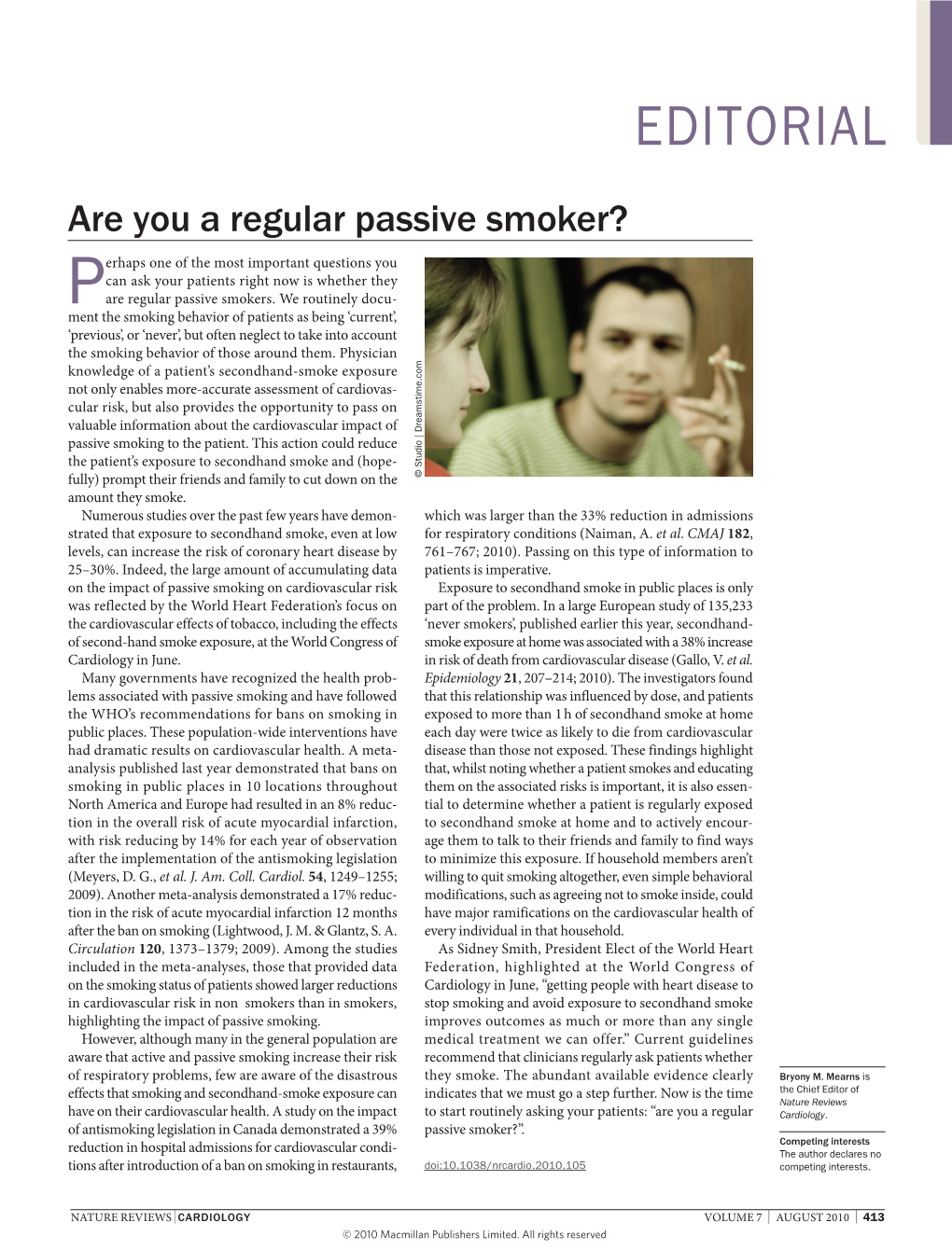 Are You a Regular Passive Smoker?
