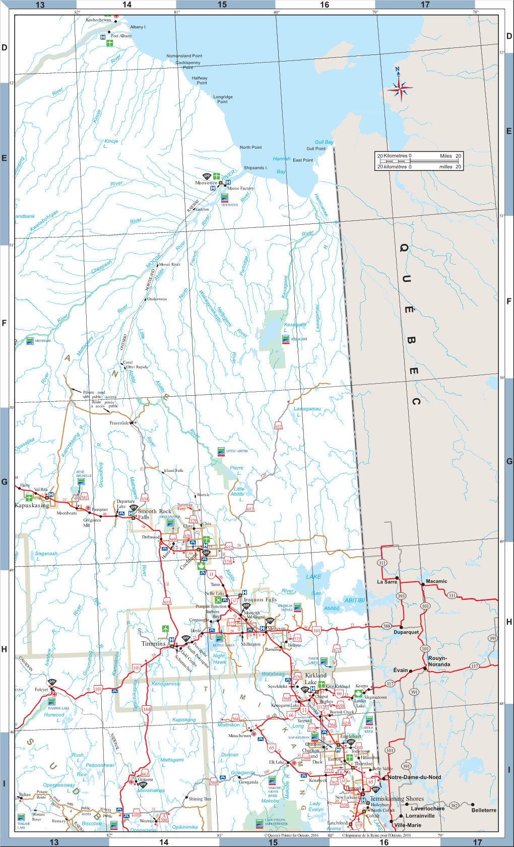 Official Road Map of Ontario