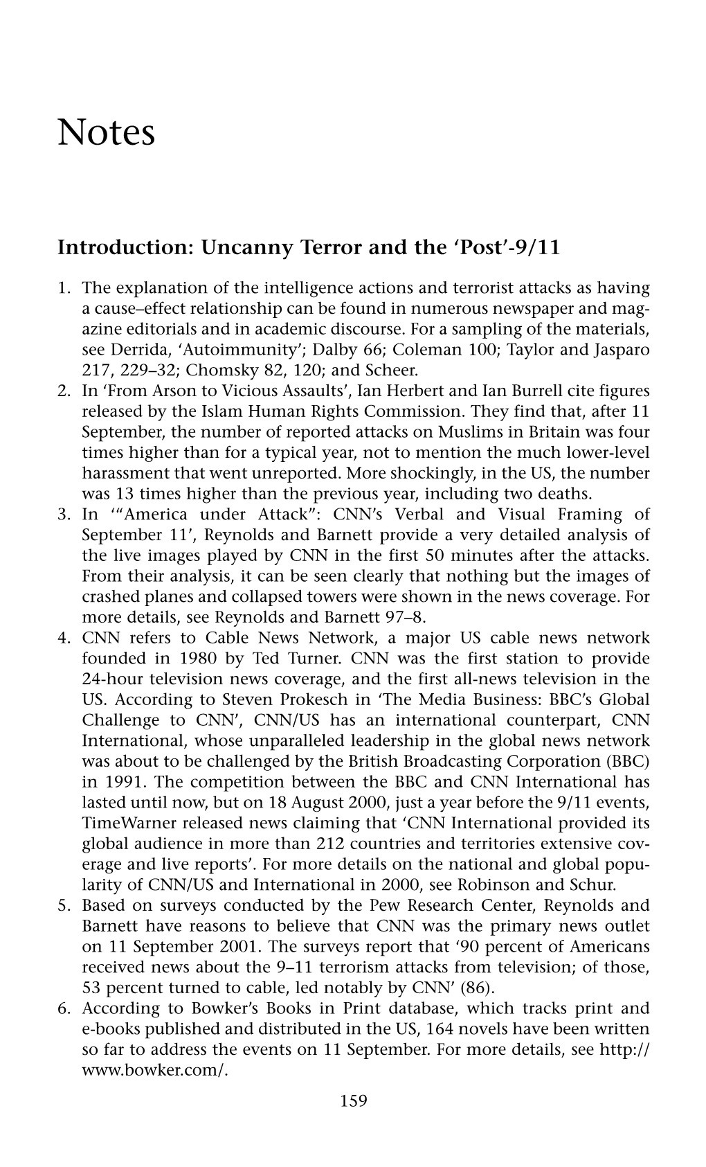 Introduction: Uncanny Terror and the 'Post'-9/11