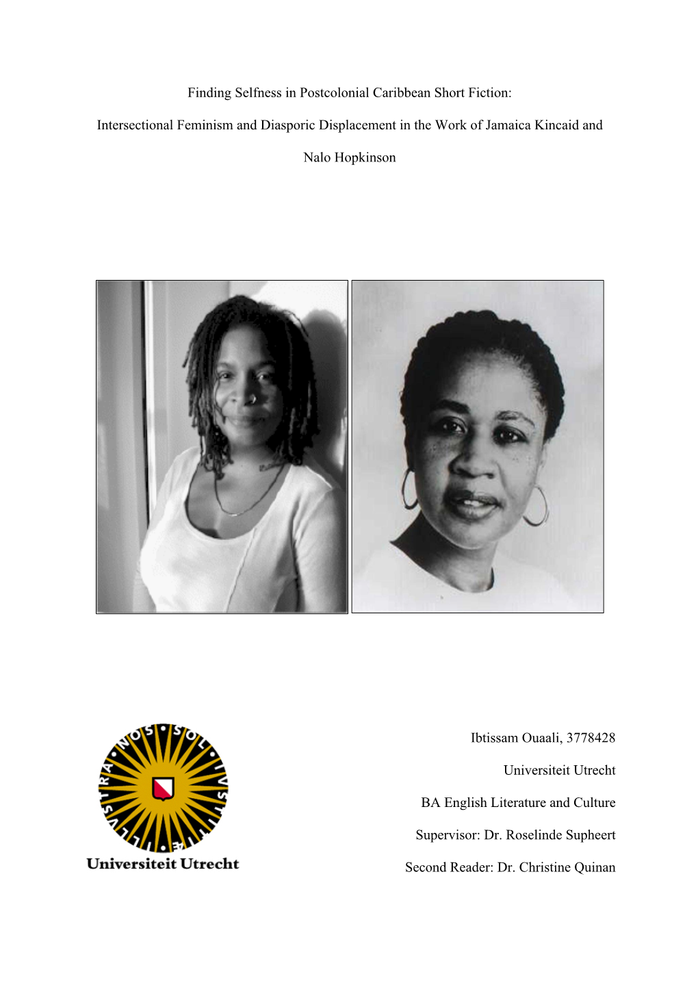 Intersectional Feminism and Diasporic Displacement in the Work of Jamaica Kincaid And