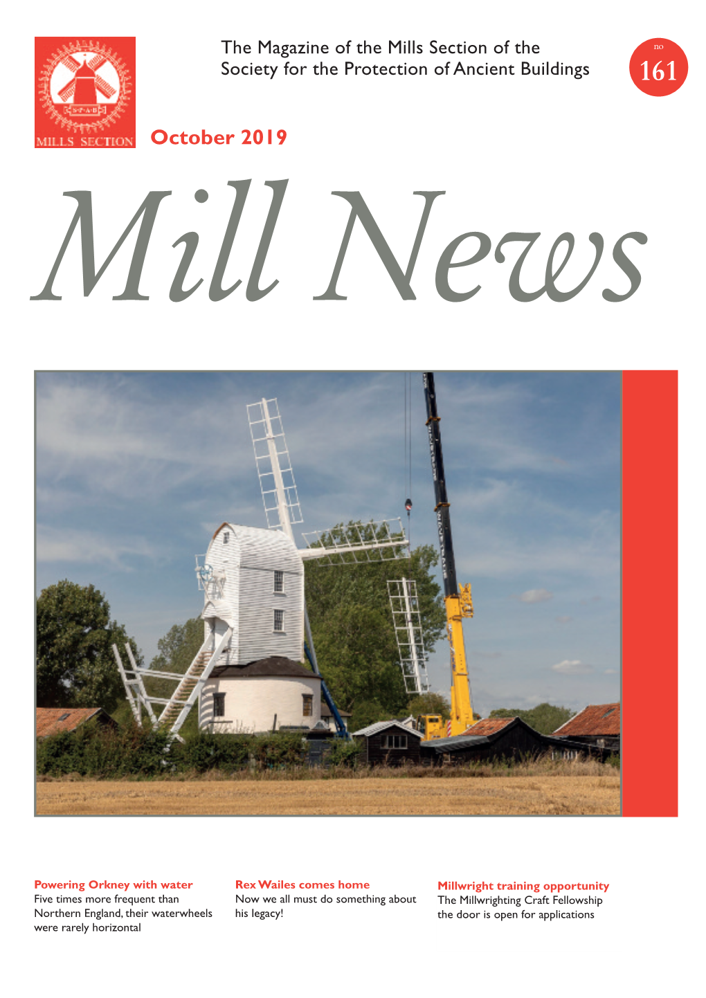 October 2019 Mill News
