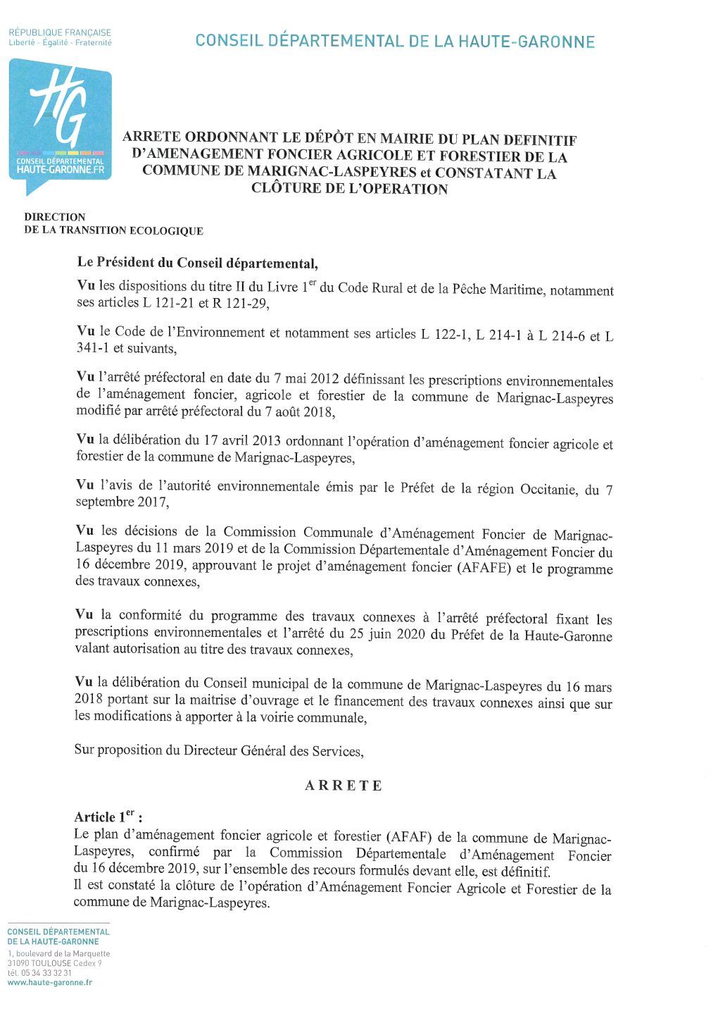 Conseil Departemental De La Haute-Garonne