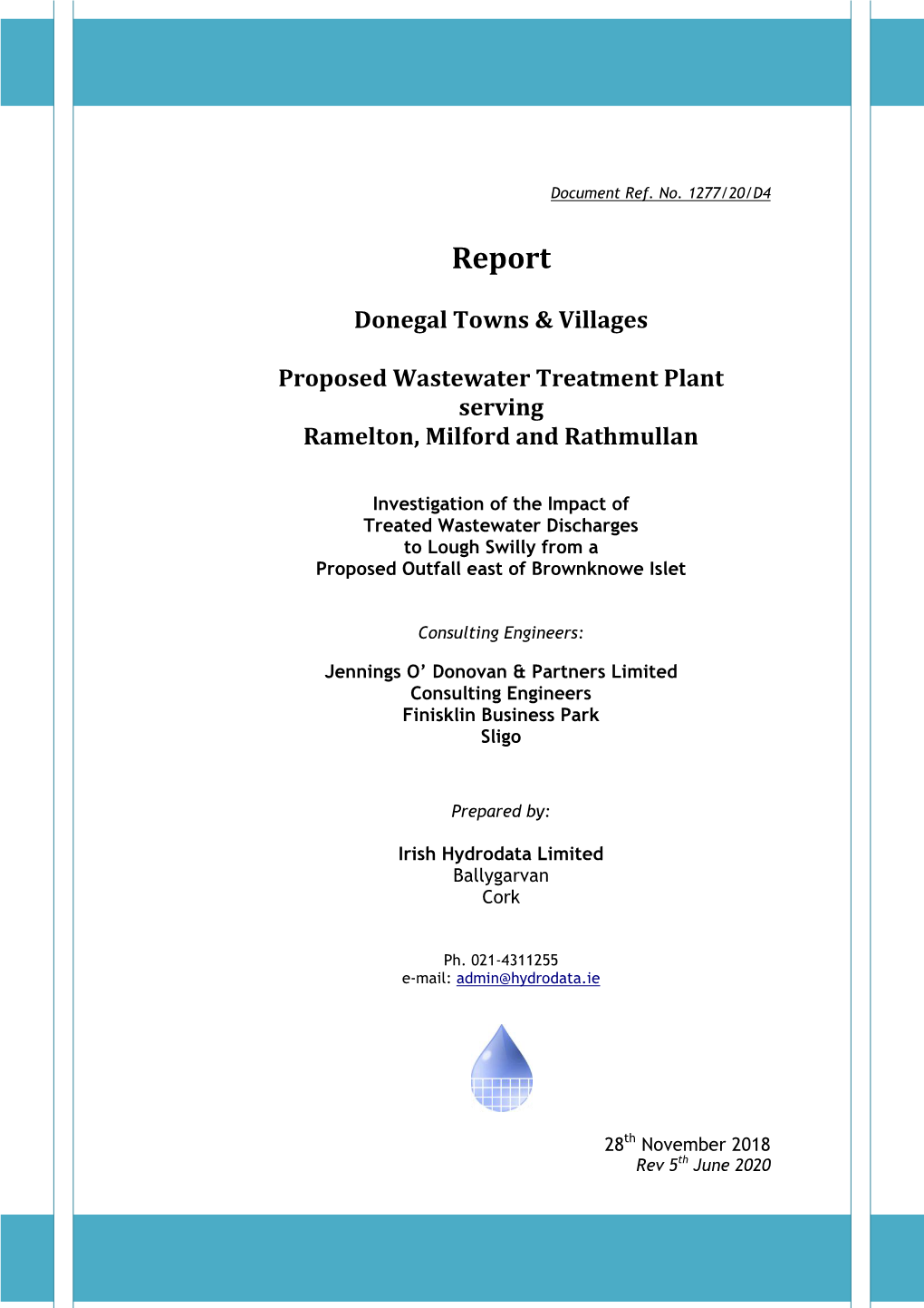 Donegal Towns & Villages Proposed Wastewater Treatment Plant