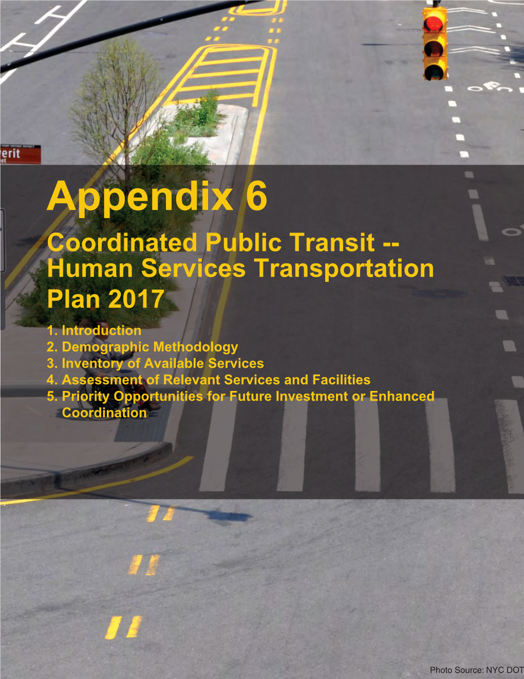 Appendix 6 Coordinated Public Transit -- Human Services Transportation Plan 2017 1