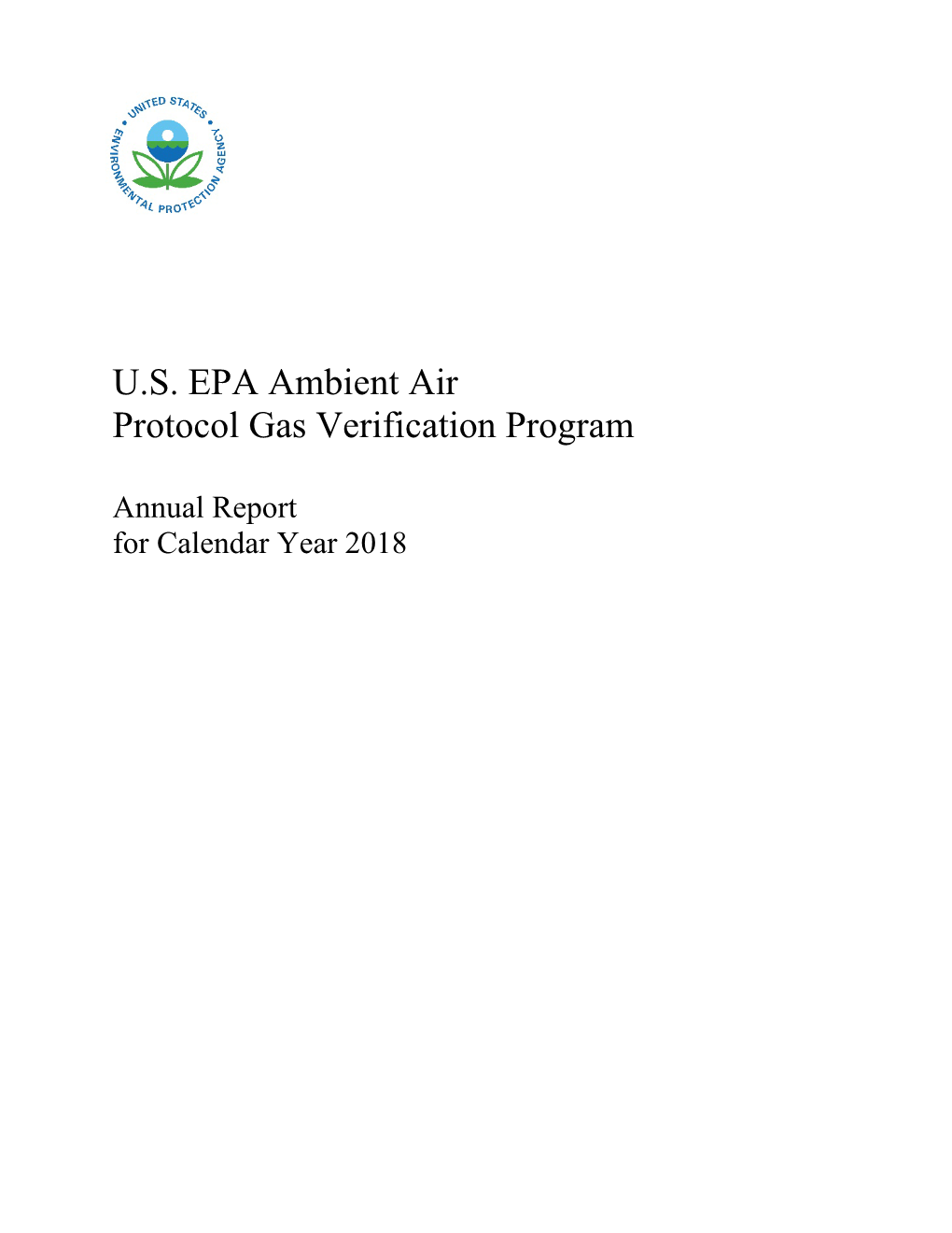 U.S. EPA Ambient Air Protocol Gas Verification Program