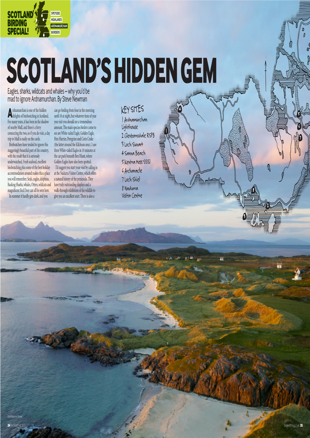 Published Are Article on Birdwatching on Ardnamurchan