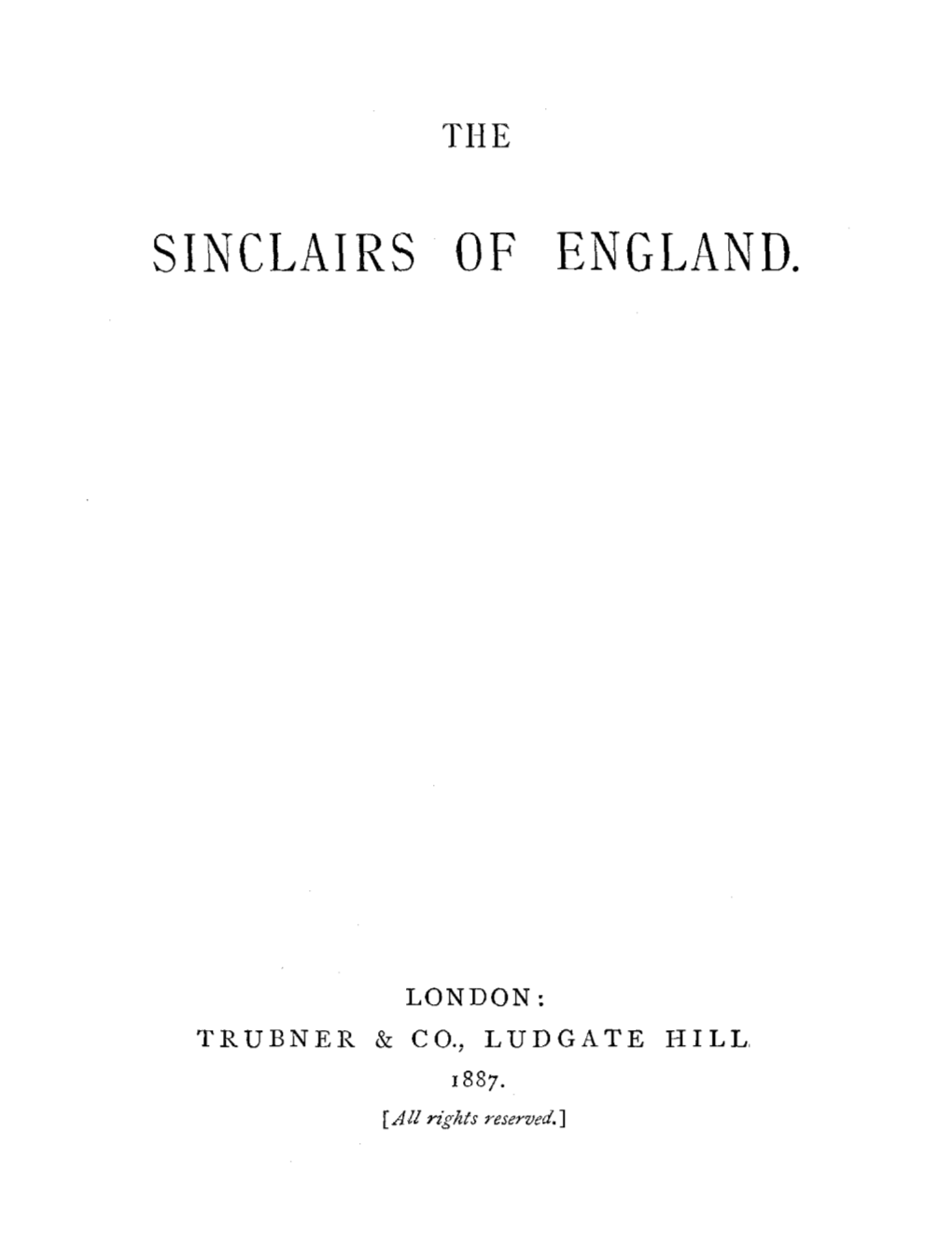 Sinclairs of England