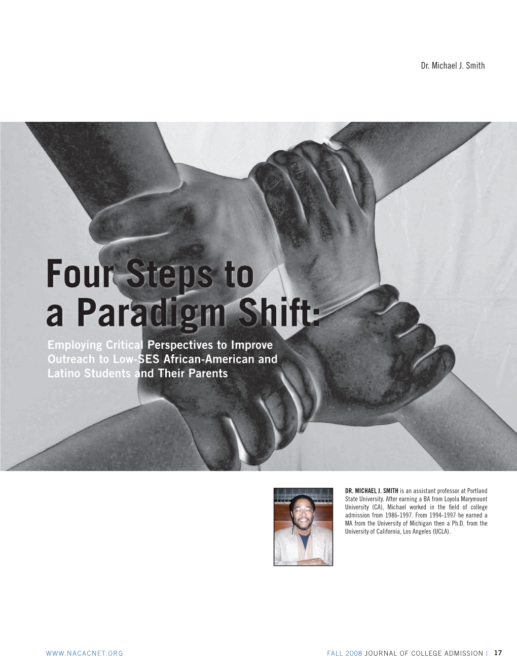 Four Steps to a Paradigm Shift: Employing Critical Perspectives to Improve Outreach to Low-SES African-American and Latino Students and Their Parents