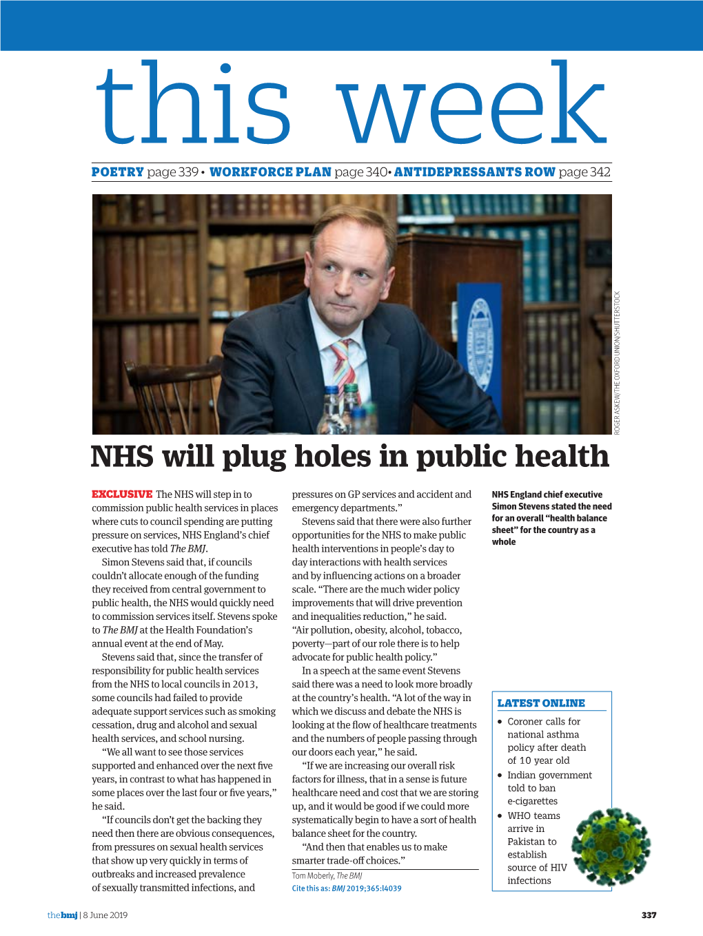 NHS Will Plug Holes in Public Health