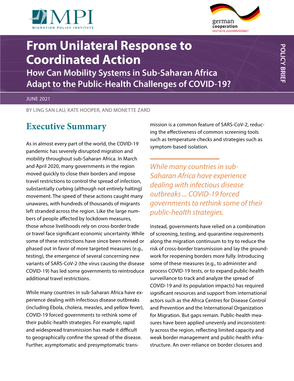 From Unilateral Response to Coordinated Action: How Can