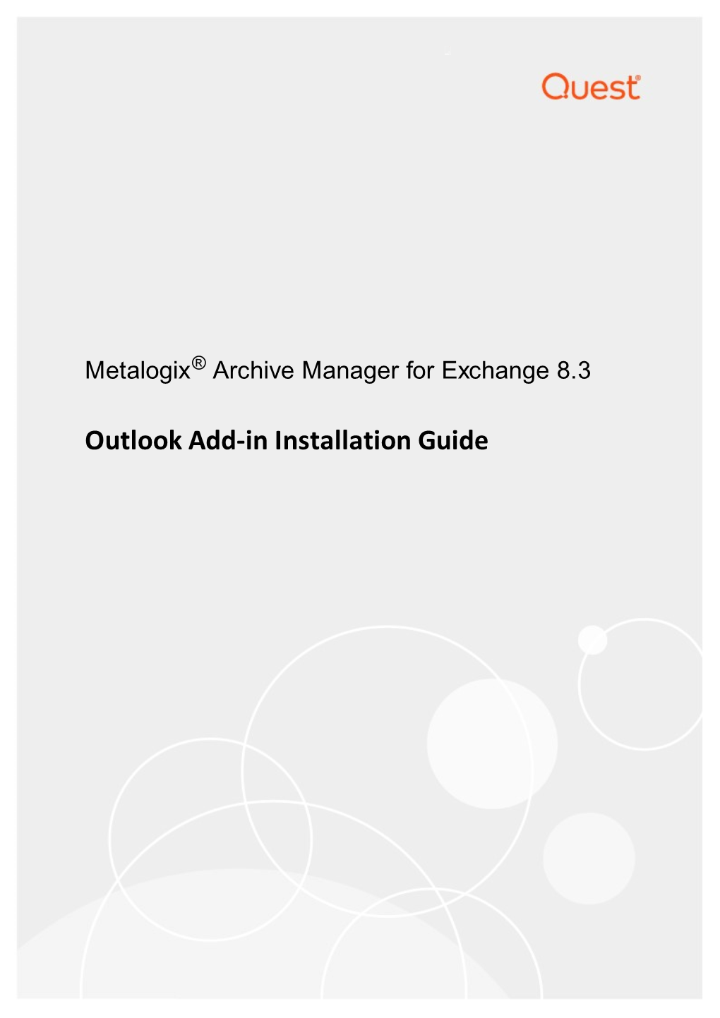 Archive Manager for Exchange 8.3