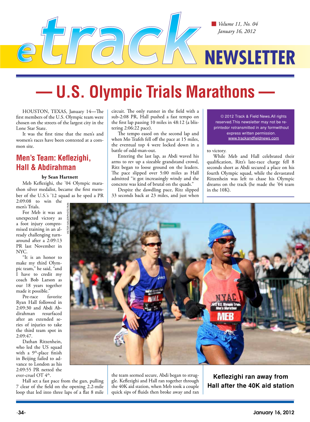 — U.S. Olympic Trials Marathons —