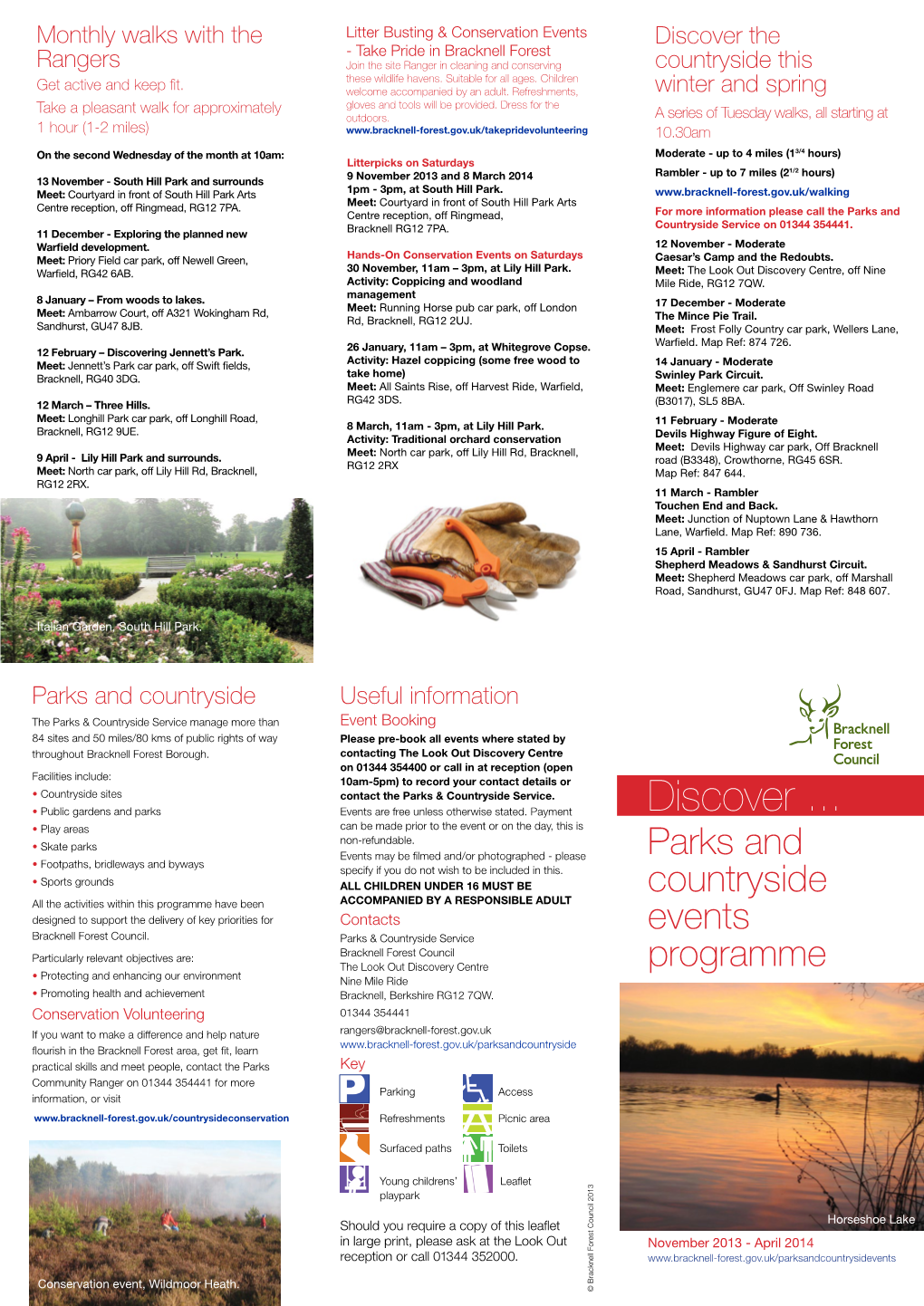 Parks and Countryside Events Programme