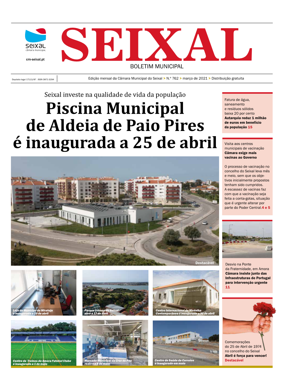 Piscina Municipal De Aldeia De Paio Pires É Inaugurada a 25 De Abril