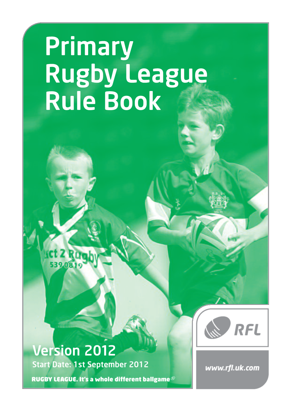Primary Rugby League Rule Book