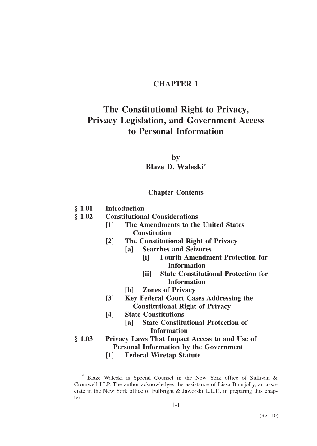 Privacy Law Chapter 1-R13