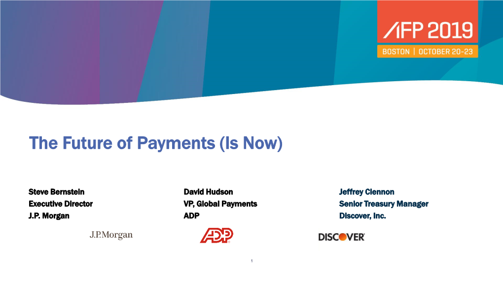 The Future of Payments (Is Now)