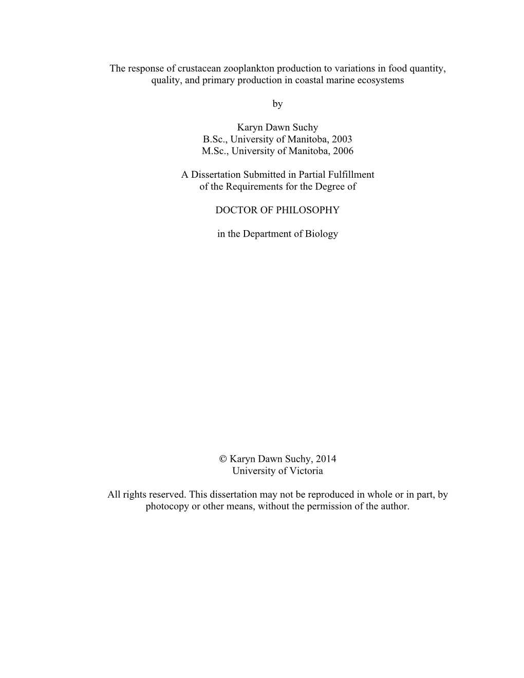 The Response of Crustacean Zooplankton Production to Variations in Food Quantity, Quality, and Primary Production in Coastal Marine Ecosystems