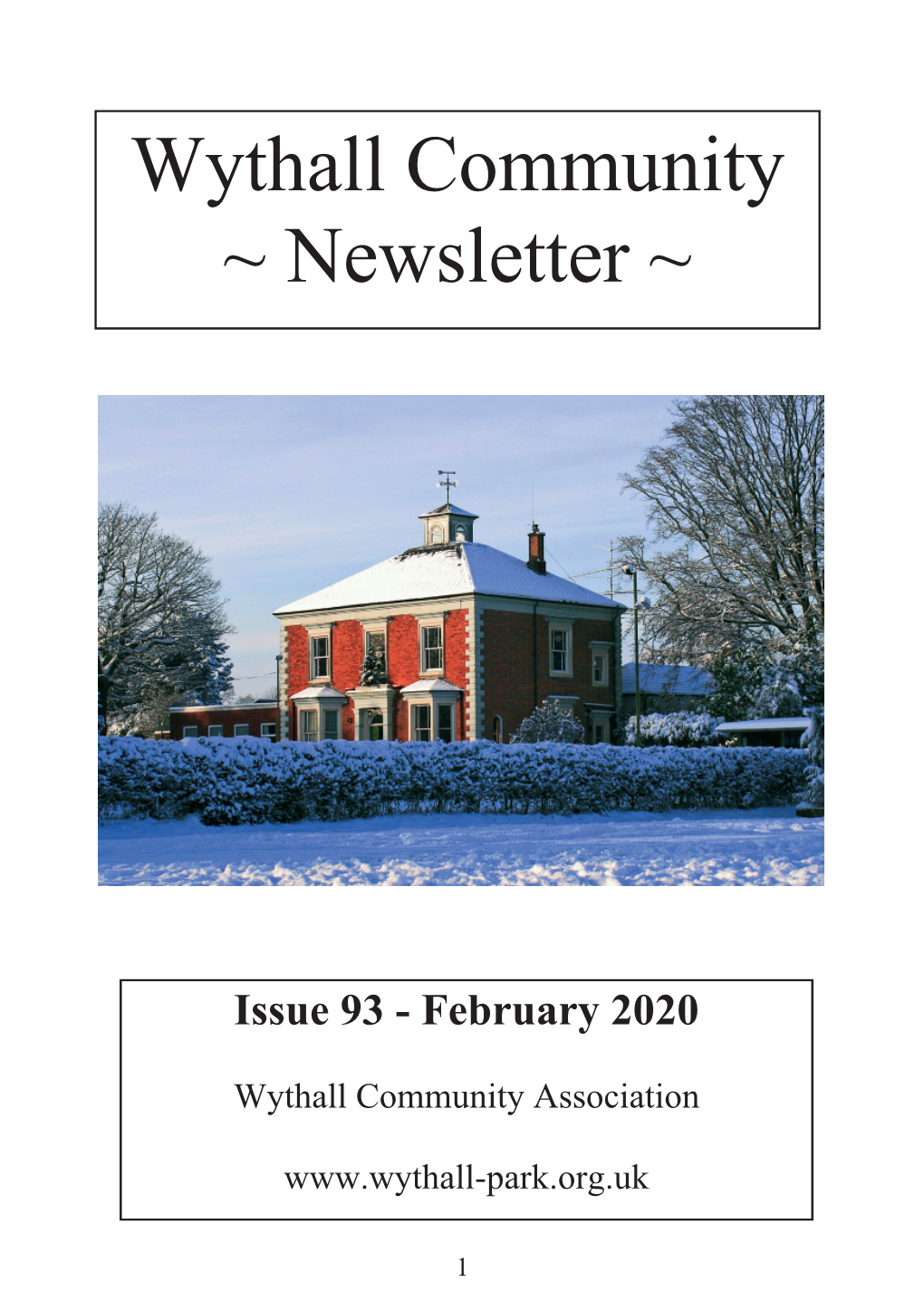 Wythall Newsletter 93