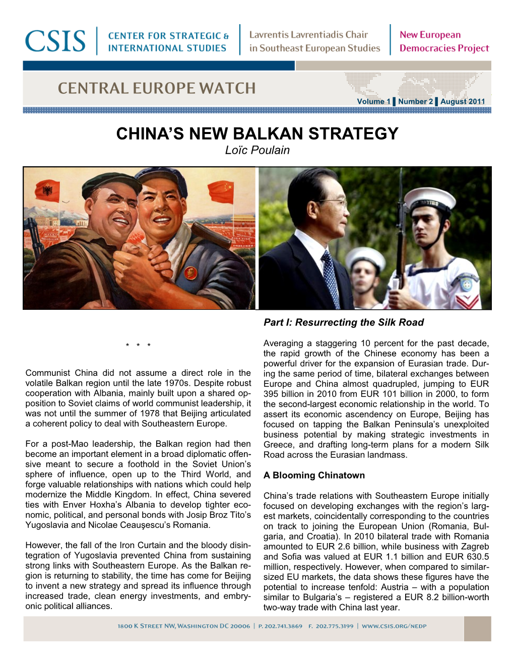 China's New Balkan Strategy