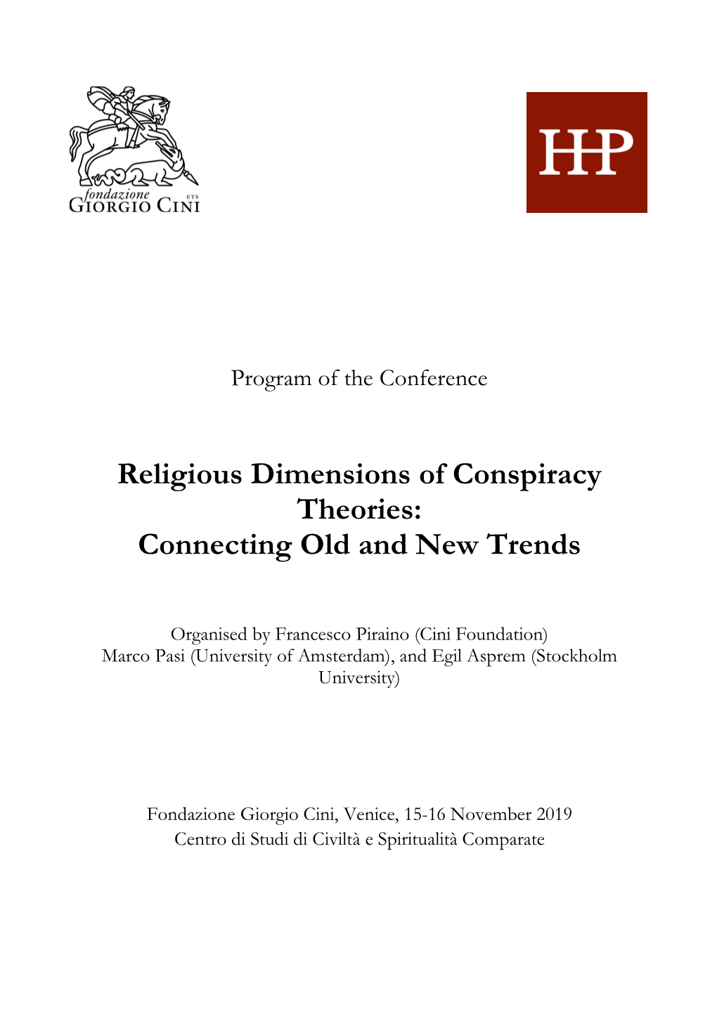 Religious Dimensions of Conspiracy Theories: Connecting Old and New Trends