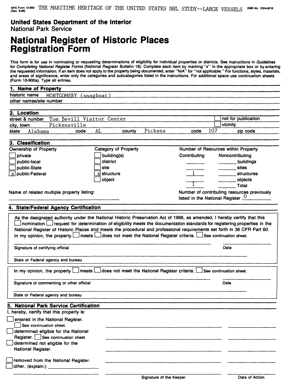 National Register of Historic Places Continuation Sheet