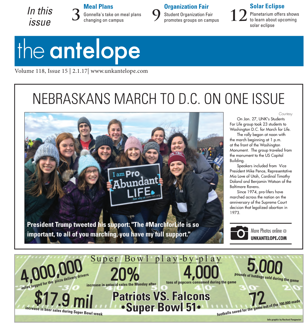 The Antelope Volume 118, Issue 15 | 2.1.17|