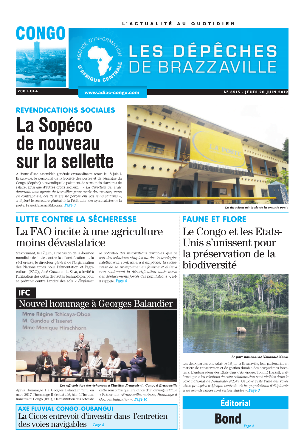 La Sopéco De Nouveau Sur La Sellette