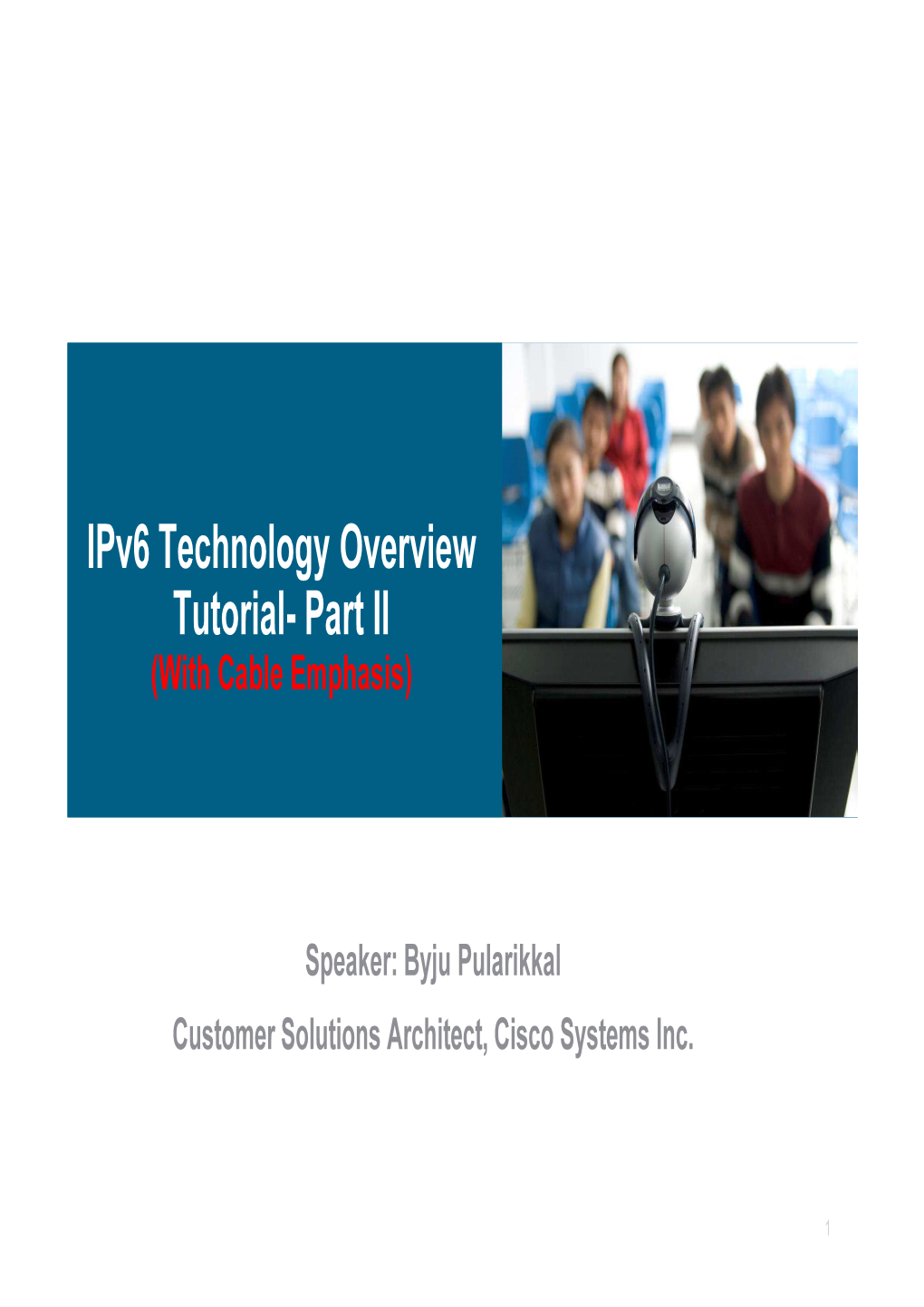 Ipv6 Technology Overview Tutorial Part II(PDF)