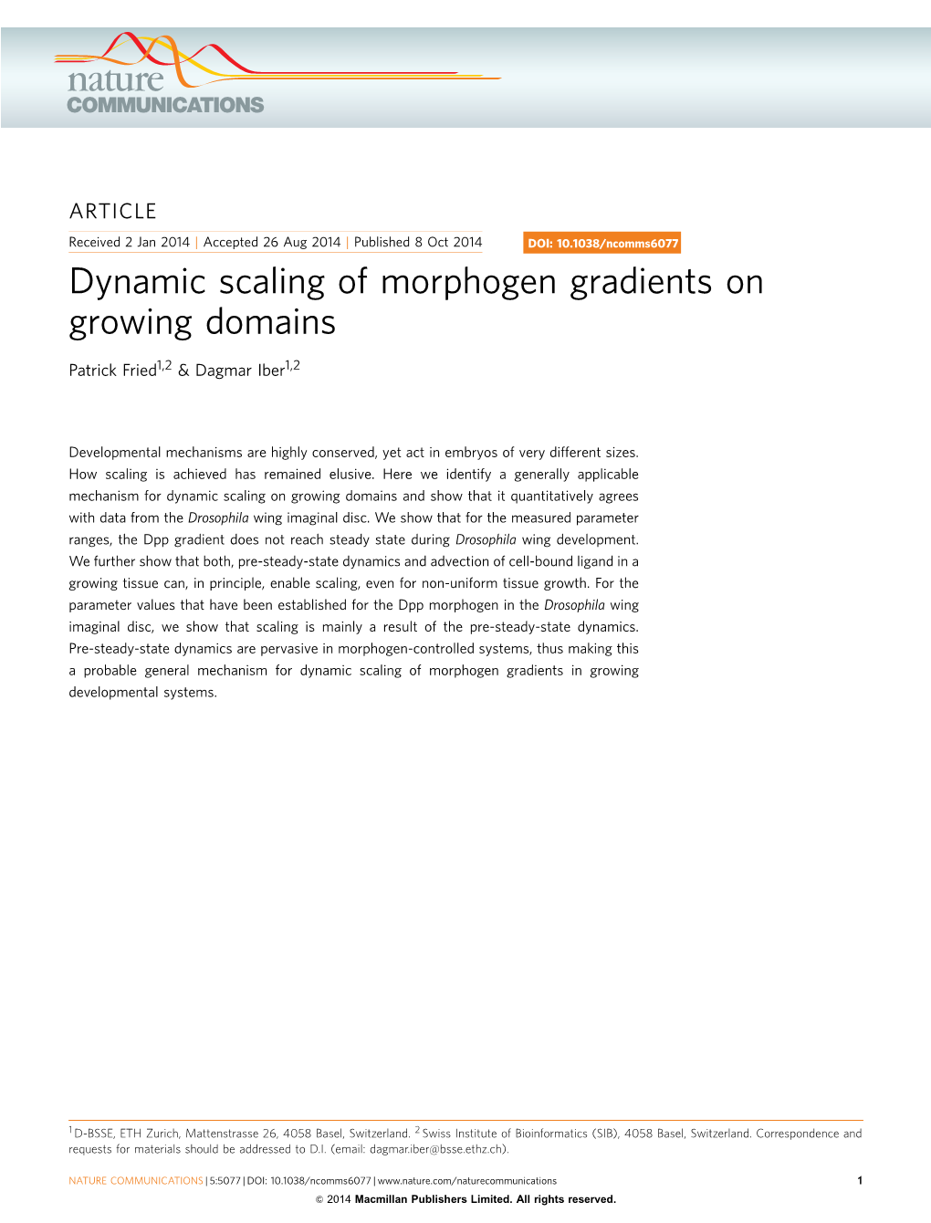 Dynamic Scaling of Morphogen Gradients on Growing Domains