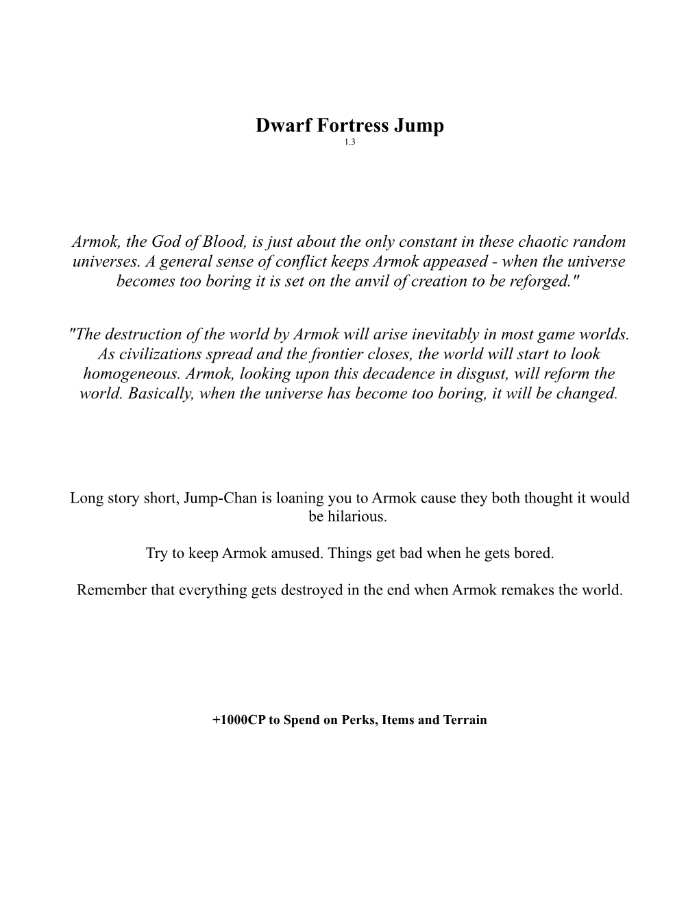 Dwarf Fortress Jump 1.3