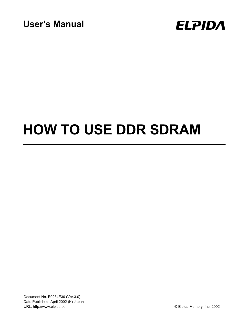 How to Use Ddr Sdram Um
