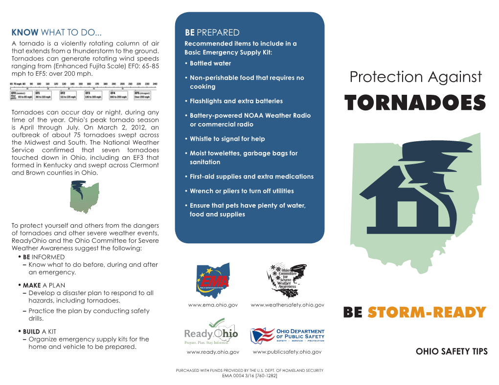 Tornado Safety Brochure