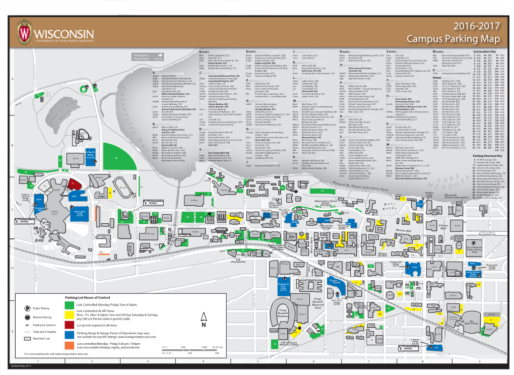 Campus Parking Map