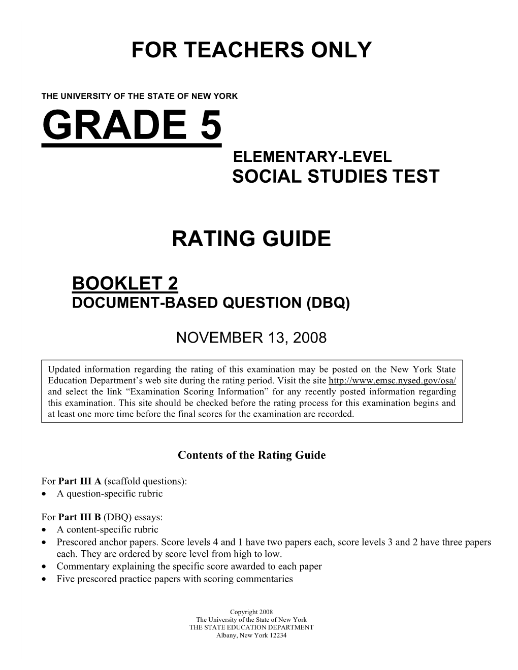 Rating Guide 2