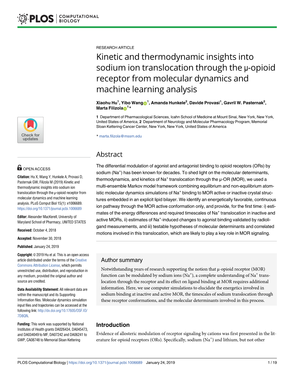 PLOS Computational Biology