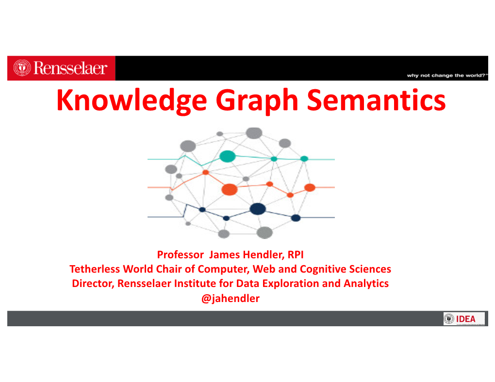 Knowledge Graph Semantics